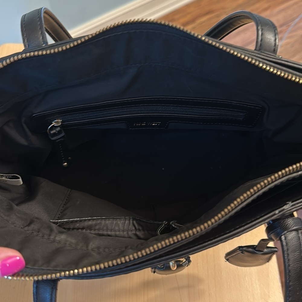 Nine West signature 9 bag black - Picture 11 of 12